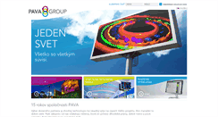 Desktop Screenshot of pava.sk