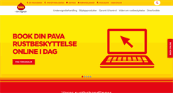 Desktop Screenshot of pava.dk